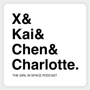 X & Kai & Chen & Charlotte Sticker